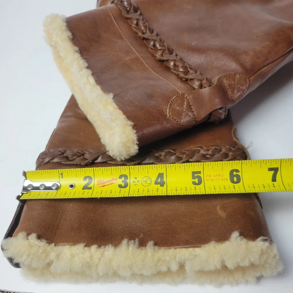 UGG Savana Leather Boots Size 6 - Picture 13 of 14